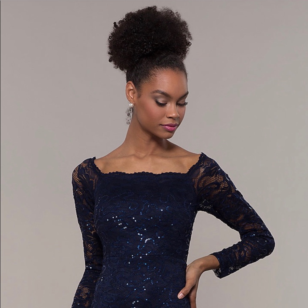 Navy Blue Dress by Simply Dresses